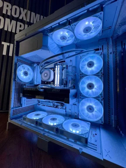 PC Gaming Ultimate: Ryzen 7 9800X3D, RTX 5090 32GB, 32GB DDR5 Corsair White, WiFi 7