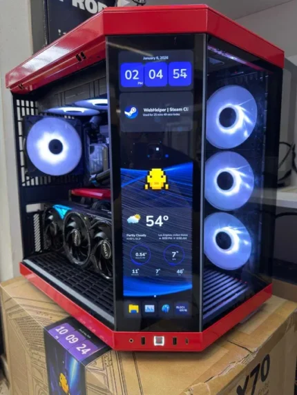 PC Gaming Ultimate: Ryzen 7 9800X3D, RTX 5080 16GB GDDR7, Hyte Y70 Touch Infinite