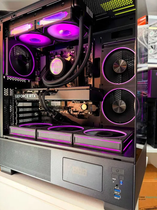 image (2) PC Gaming Ryzen 7 7800X3D /RTX 5070 /32GB, SSD 1TB/RATE-Garantie,TVA - imagine 1